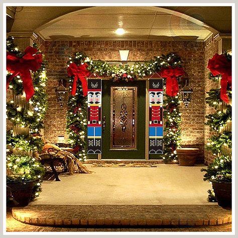 Winter Home Decor Outdoor - If you found what you desire, it's very crucial that you act immediately - Visit For More! Christmas Flag Banner, Christmas Garden Decorations, Door Hanging Decorations, Christmas House Lights, Merry Christmas Banner, Christmas Flag, Christmas Banner, Christmas Mantel Decorations, Merry Christmas Decoration