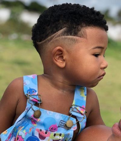 Little Boy Haircut Design On Side, Toddler Boy Haircuts Black, Toddler Haircut Boy Black Hair, Baby Boy Haircut Black, Mixed Toddler Boy Haircut, Black Boy Haircuts Kids, Kids Hair Designs Boys, Toddler Haircut Boy Black, Boys Haircut Black Kids