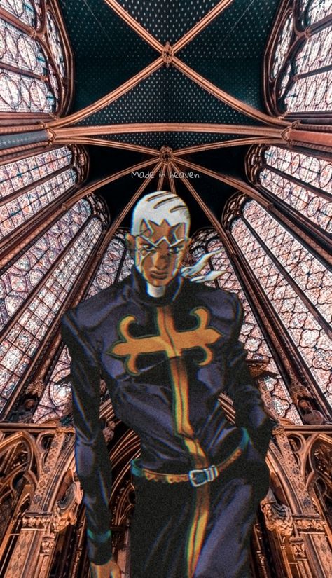 Pucci Jojo Wallpaper, Father Pucci, Jjba Silly, Pucci Jojo, Jojo Wallpapers, Enrico Pucci, Jojo Wallpaper, Stone Ocean, Jojo Bizzare Adventure