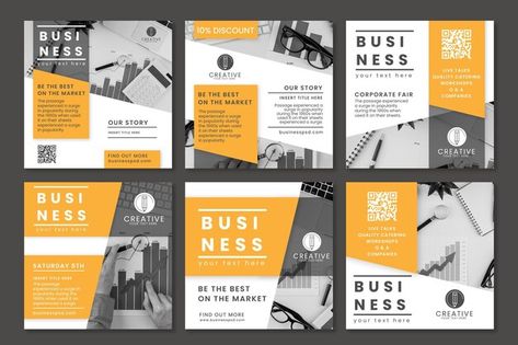 Instagram Template Free, Double Sided Business Cards, Business Instagram, Instagram Graphic, Social Media Design Inspiration, Seo Social Media, Template Instagram, Free Instagram, Social Media Design Graphics