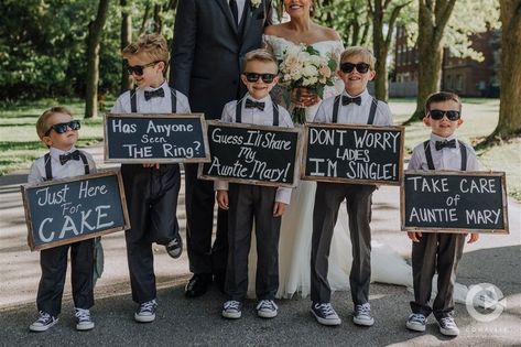 Jr Groomsmen, Funny Wedding Signs, Junior Groomsmen, Wedding Renewal, Dream Wedding Decorations, Ring Bearers, Events Photography, Wedding Picture Poses, Future Wedding Plans