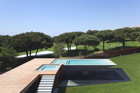 Casa Vale Do Lobo-10-1 Kind Design Southern Portugal, Pool Diy, Architecture Renovation, Casa Exterior, Swimming Pool Designs, Pool Design, Golf Resort, Seasonal Flowers, Above Ground Pool