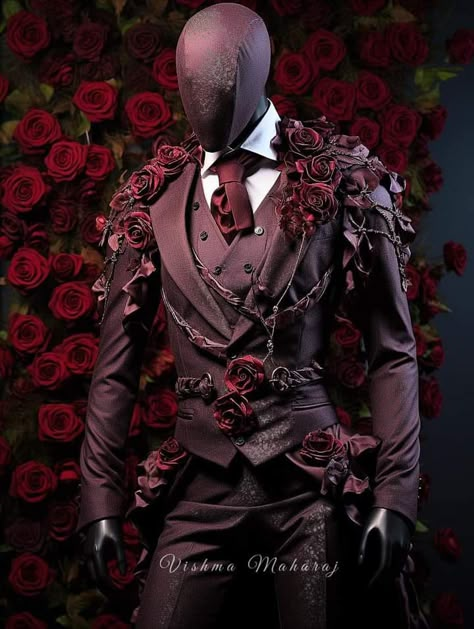 Male Extravagant Fashion, Mens Masquerade Outfit, Prince Clothes, Academia Style, Fairytale Fashion, Future Outfit, Weird Fashion, Fashion Suits For Men, Fantasy Dress