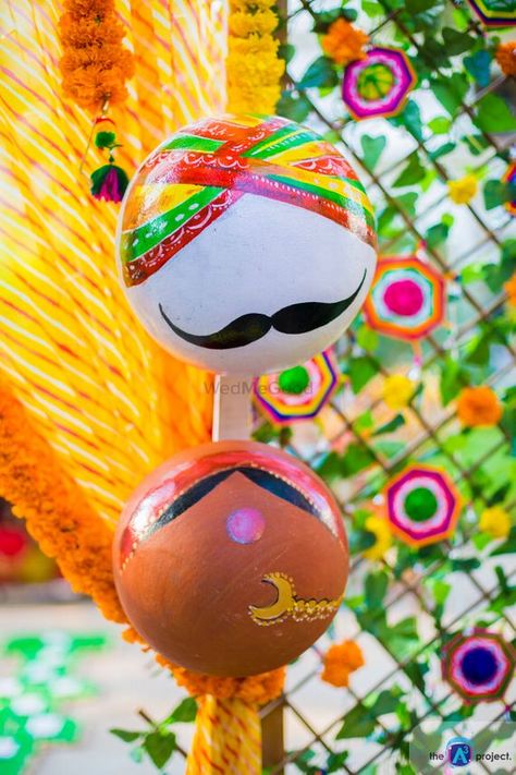 Photo of Funky mehendi props, Rajasthani Theme, Cube Project, Mehendi Decor Ideas, Haldi Decor, Mehendi Decor, Marriage Decoration, Desi Wedding Decor, Beautiful Wedding Decorations, Mehndi Decor