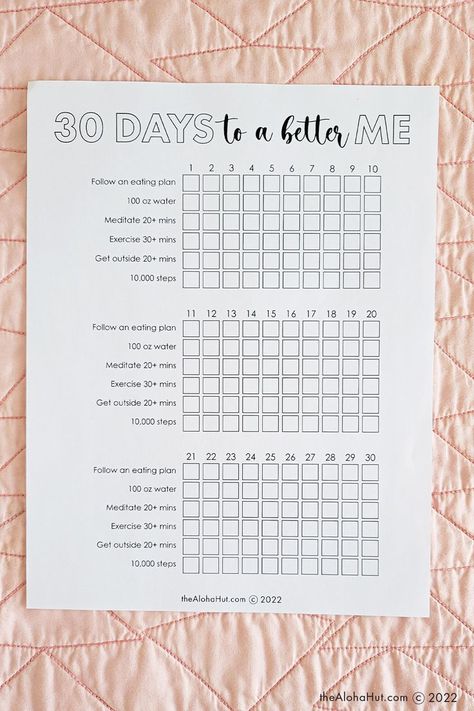 Writing down goals and keeping track of progress is the best way to make effectual change. Without a plan, becoming who you want to be and forming the habits and talents you want to acquire is merely a dream. To help you become the best version of yourself, join us for a 30 day challenge to a better you. Write down your goals and track your progress throughout the next 30 days with our FREE goal tracker – “30 Days to a Better Me.” This 30 day challenge is a great way to set goals & habits. Goal Tracking Ideas, Glow Up Challenge Chart, 30 Day Challenge Template, Good Habits Chart, Habits Calendar, Goals For The Day, Planning Goals, Accountability Calendar, Goals Calendar