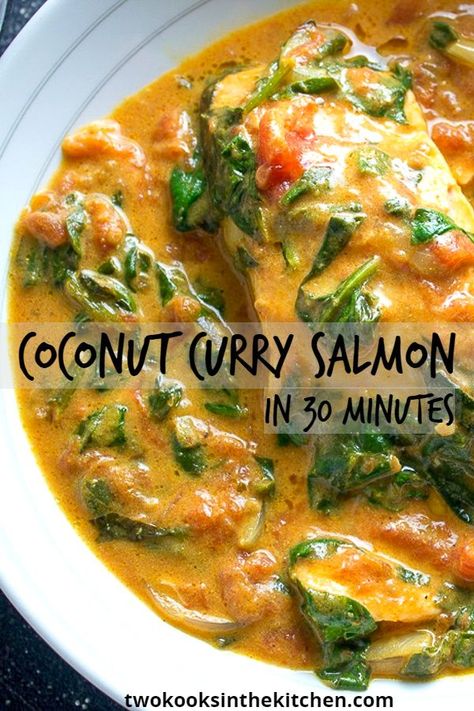 Curry Sauce For Fish, Salmon Curry Bowl, Salmon Curry Recipes Indian, Recipes Using Salmon, Salmon Pieces Recipes, Cooked Salmon Recipes Leftover, Coconut Salmon Recipes, Salmon Coconut Curry, Leftover Salmon Recipes Simple