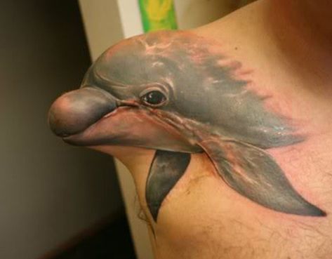 10 Seriously Strange Surf Tattoos - Mpora Tato 3d, Tatoo 3d, Tattoo Ideas Males, Surf Tattoo, Dolphins Tattoo, Tattoo Inspiration Men, Tattoo Fails, Bad Tattoos, 3d Tattoos