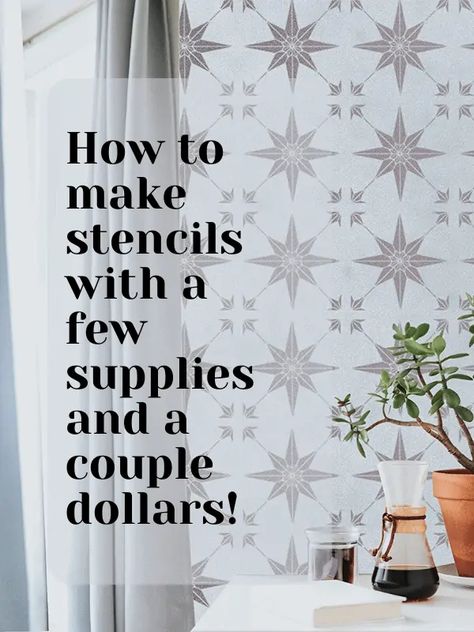 How To Make Your Own Stencils, How To Make A Stencil, Homemade Stencils Diy, Free Printable Stencil Designs, Stencil Printing On Fabric, Trace Pattern, Diy Stencil Patterns, Free Stencils Printables Templates, Homemade Stencils