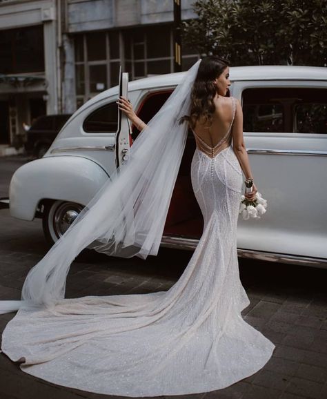 Pallas Couture on Instagram: “Beautdiul Shadi fron @meshki in custom Pallas Haute Couture. Photography via @navalightwedding 🖤 #pallascouture #pallasbride” Wedding Dress Pallas Couture, Hayley Paige Mermaid Wedding Dress, Hailey Paige Wedding Dress 2022, Galia Lahav Wedding Dress Ballgown, Galia Lahav Bellina, Backless Bridal Dresses, Low Back Wedding Dress, Couture Photography, Pallas Couture