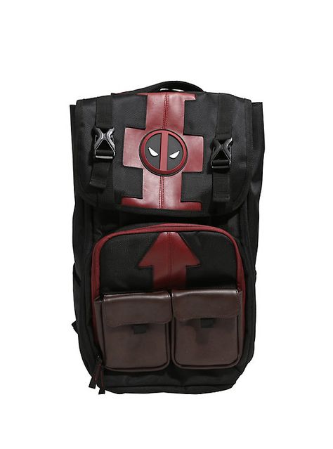 Marvel Deadpool Tactical Built Backpack, Utility Backpack, Anne Movie, Marvel Merchandise, Flap Backpack, Marvel Tshirt, Tactical Backpack, Marvel Deadpool, List Style, Cute Bag