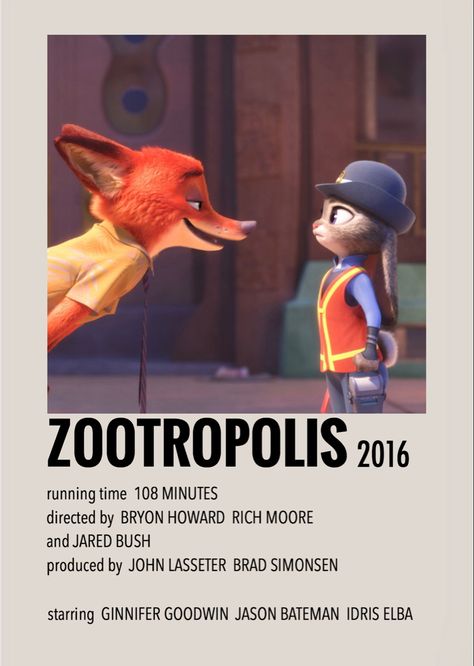 Minimalist/polaroid movie poster by me Movie Polaroids, Animated Movie Characters, Zootopia 2016, Movie Challenge, Polaroid Movie Poster, Movie Character Posters, Movie Poster Room, Film Polaroid, Disney Movie Posters