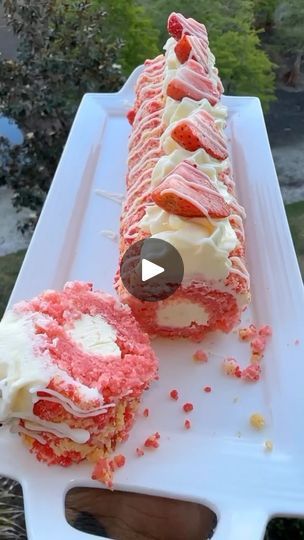 8.1K views · 41K reactions | 🚨 Strawberry Shortcake Sushi Roll 🚨

💥Would You Try This?💥
.
.
.
.
.

#food #kitchen #foodie #azeats 
##dinner #family #recipe #eatings #snack #lunch #dessert #food #kitchen #foodie #azeats #recipe #dinner #family #eat #tasty 
#FoodsToTry #asmr #crunchy #eats 
#FoodsToTry #Inspo #meals #eating #trythis 
💥FOOD- The Love Language Everyone Understands | Gee With The Tea Eats | GloRilla · Wanna Be Strawberry Sushi Roll Recipe, Strawberry Shortcake Cheesecake Rolls, Strawberry Sushi Roll, Strawberry Shortcake Roll Recipe, Japanese Fruit Roll Cake, Strawberry Cheesecake Sweet Rolls, Strawberry Shortcake Sushi Roll Recipe, Strawberry Shortcake Sushi Roll, Strawberry Cheesecake Sushi Roll