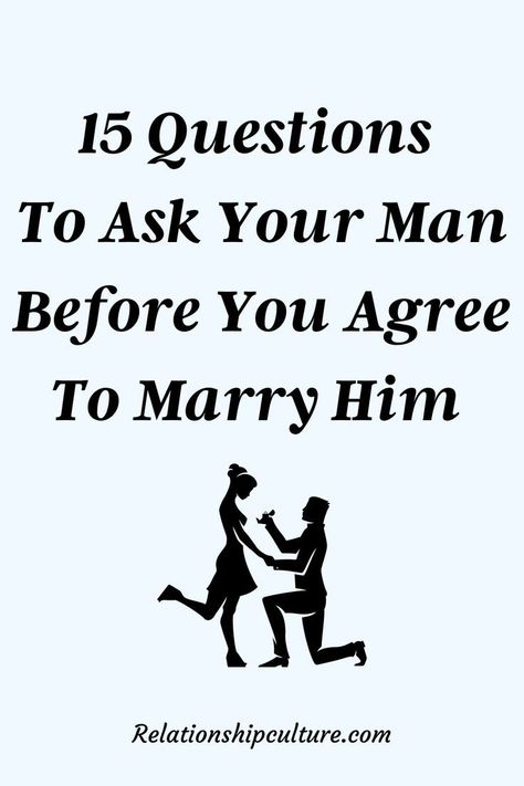 100 Questions To Ask Your Man Before You Agree To Marry Him❓#LoveStory #RomanticEncounters #HeartfeltConnections #DateNightIdeas #SoulmateSearch #FlirtyFridays #CandlelitDinners #StarryEyedMoments #LoveQuotes #DreamyDates #WhisperedPromises #AmourAdventures More Love Letters, 100 Questions To Ask, Dating A Married Man, Questions To Ask Your Boyfriend, 100 Questions, Relationship Questions, Before Marriage, Finding Your Soulmate, Romantic Gestures