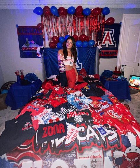 #arizona University Of Arizona Bed Party, University Of Arizona Game Day Outfit, University Of Arizona Graduation Party, University Of Arizona Aesthetic, Bed Party College, College Bed Party, U Of Arizona, College Wishlist, College Bed