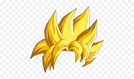 Super Saiyan Hair, Goku Hair, Dragon Ball Tattoo, Hair Sketch, Hair Png, Anime Dragon Ball Goku, Dragon Ball Goku, Photo Logo, Super Saiyan