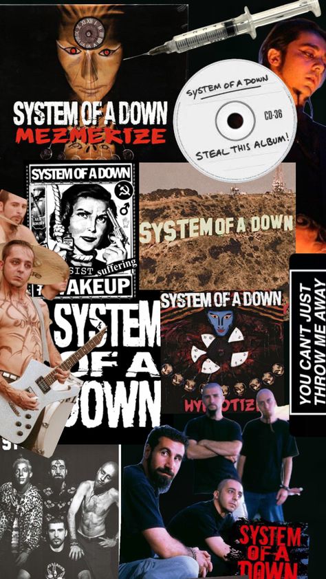 System Of A Down Aesthetic Wallpaper, System Of A Down Lockscreen, System Of A Down Wallpapers Iphone, Soad System Of A Down Wallpaper, System Of A Down Wallpapers, Steal This Album, Last Night On Earth, Rock Band Posters, Band Wallpapers