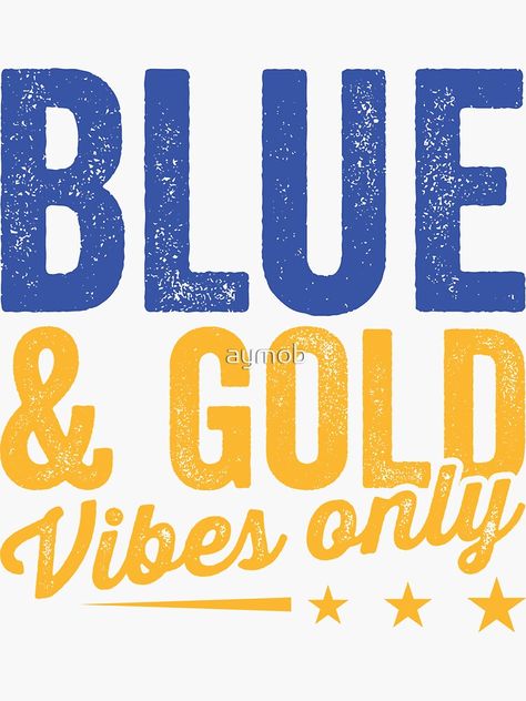 Blue And Gold Outfits School Spirit, Blue And Gold Outfits, Marching Band Shirts, College Sport, Gold Outfit, Group Shirts, School Football, Band Shirt, College Sports