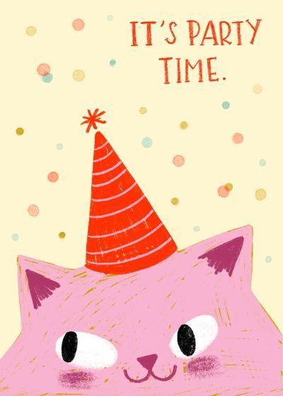 B Day Cards, Birthday Illustrations, Happy Birthday Drawings, Happy Birthday Illustration, Happy Birthday Art, Birthday Illustration, Birthday Postcards, Bday Cards, Happy Wishes