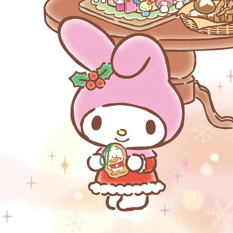 My Melody Christmas Pfp, Melody Widget, Matching Pfp Couple Christmas, Christmas Profile Pictures, Sanrio Christmas, Balcony Decor Ideas, Cat App, My Melody Wallpaper, Hello Pretty