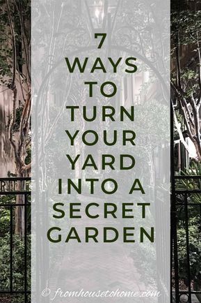 Learn all of the elements you need to turn your backyard into a peaceful secret garden, just like you beautiful landscapes you see in Charleston. #fromhousetohome #secretgarden #gardening #gardenideas #outdoorlivingspace #patiosanddecks #gardeningtips Secret Garden Door, Magical Backyard, Backyard Envy, Secret Garden Ideas, Prayer Garden, Hidden Garden, Corner Garden, Hiding Places, Garden Doors