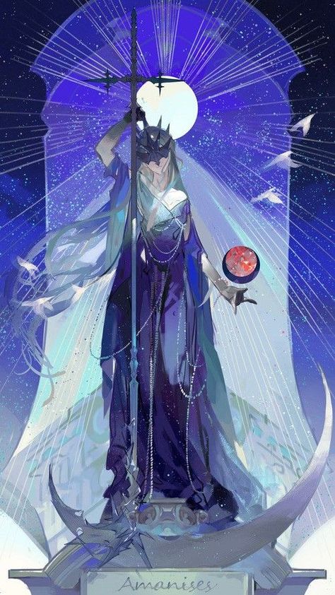 Evernight Goddess, Angel Hierarchy, Chinese Art Girl, Goddess Art, God Art, 판타지 아트, Art References, Fantasy Artwork, Fantasy Landscape