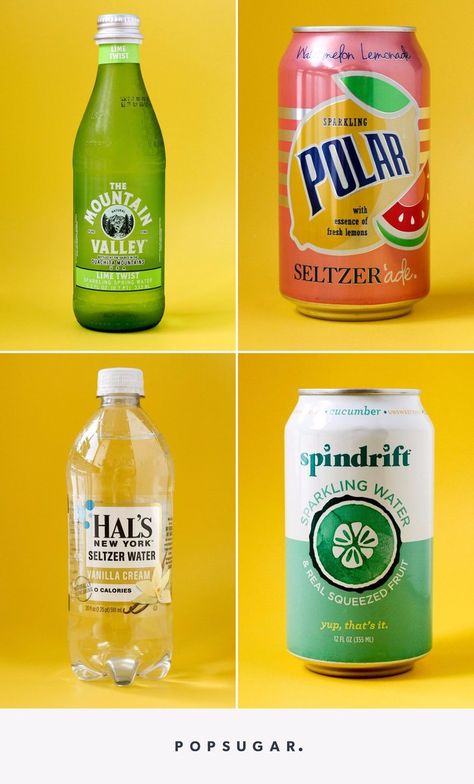 I Tried 90+ Flavored Sparkling Waters, So You Don’t Have To Melon Lemonade, Fun Beverages, Fruit Calories, Flavored Sparkling Water, Seltzer Water, Drink Recipes Nonalcoholic, Popsugar Food, Fresh Drinks, Sparkling Drinks