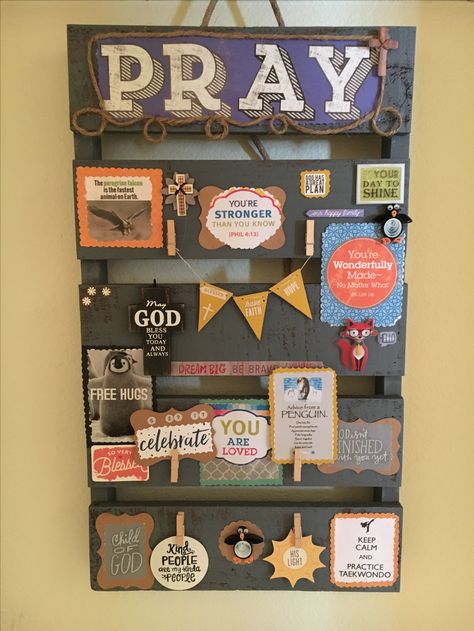 Prayer Board for boy Prayer Board Ideas For Men, Answered Prayers Board, Prayer Border Ideas, Prayer Board Ideas Creative Christian, Prayer Board Ideas Creative, Prayer Board Ideas Diy, Ministry Fair, Diy Prayer Board, Fellowship Ideas