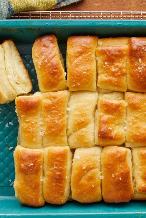 These light and fluffy yeast rolls may be more impressive than any other side on the plate. #rolls #recipes #dinnerrecipes #southernliving Southern Living Best Ever Freezer Friendly Yeast Rolls, Sweet Yeast Recipes, Parker House Rolls Bread Machine, Quincy Yeast Rolls Recipe, Southern Yeast Rolls, Fast Rising Yeast Rolls, Sister Shuberts Rolls Recipes, Overnight Refrigerator Yeast Rolls, Yeast Dinner Rolls Homemade