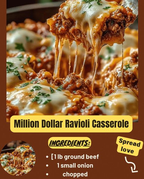 Million Dollar Ravioli Casserole Million Dollar Ravioli Casserole Pioneer Woman, Million Dollar Ravioli Casserole Recipe, Air Fryer Million Dollar Ravioli, Million Dollar Ravioli Lasagna, Frozen Beef Ravioli Recipes, Costco Ravioli Recipe, Million Dollar Tortellini Bake, Ravioli Recipes Dinners, Million Dollar Ravioli Casserole