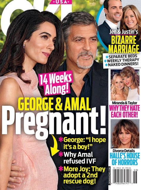 Amal Alamuddin is pregnant and hubby George Clooney is hoping for a baby boy! When the lawyer stepped out with George on Jen And Justin, George And Amal, Mom Coupons, Adele Weight, Amal Alamuddin, Amal Clooney, George Clooney, Tv Entertainment, Music Tv