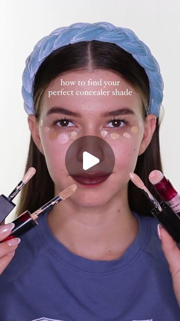 Deborah Ruiz on Instagram: "how to find your perfect concealer shade 👀 comment your thoughts & if this was helpful below 💗✨

#concealers #makeuphacks #makeuptutorial #makeupforbeginners #makeuphowto" How To Find Your Concealer Shade, Perfect Concealer, Makeup Shades, Concealer Shades, Makeup For Beginners, Makeup Application, July 25, How To Find, Concealer