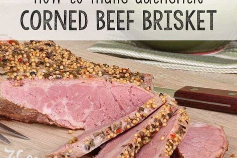 Healthy Corned Beef Brisket Recipe | Wellness Mama Beef Brisket Recipe, Homemade Corned Beef, Corn Beef, Brisket Recipe, Beef Brisket Recipes, Corned Beef Brisket, Corned Beef Recipes, Bangers And Mash, Wellness Mama