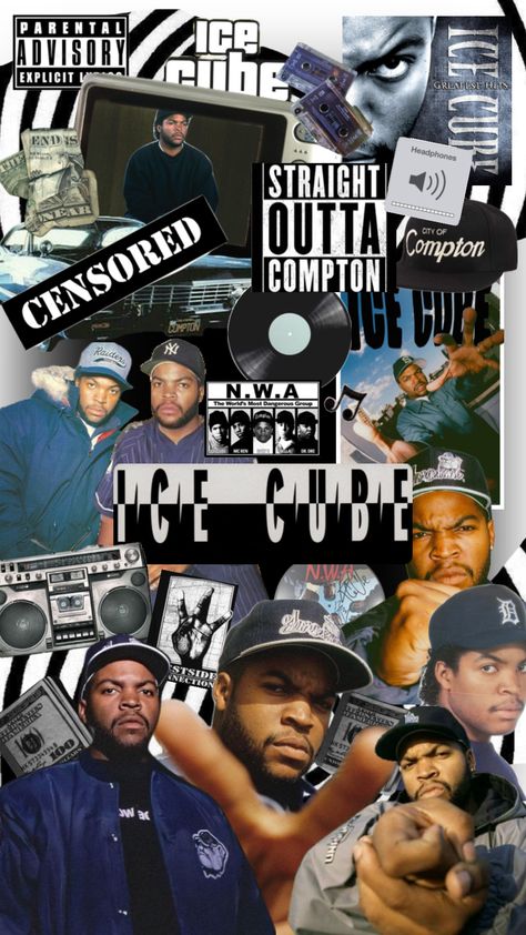 90s Hiphop Aesthetic, 90s Rap Aesthetic Wallpaper, Old School Rap Aesthetic, 2000s Rap Aesthetic, Ice Cube Rapper, 90s Rap Aesthetic, Hiphop Aesthetic, Lanadelrey Aesthetic, 90s Rappers Aesthetic