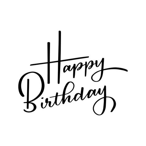 Happy Birthday Letters Design, Happy Birthday Stylish Font, Fancy Happy Birthday Writing, Different Ways To Write Happy Birthday, Happy Birthday Caligraphy Font Easy, Happy Birthday Calligraphy Fonts, Happy Birthday In Different Fonts, Happy Birthday Words Fonts, Happy Birthday Lettering Fonts