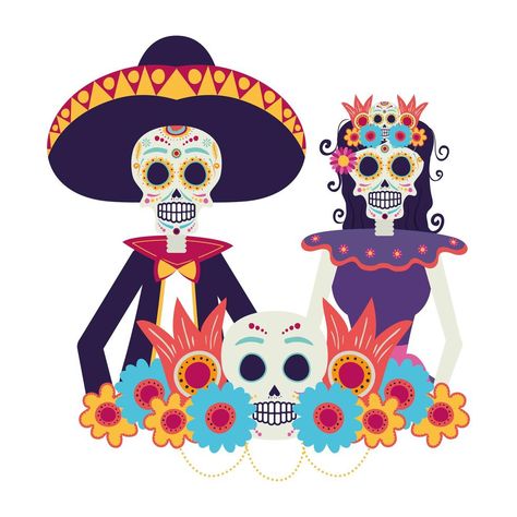 Day Of The Dead Party, Sugar Skull Art, Skull Art, Dia De Muertos, Day Of The Dead, Sugar Skull, Minnie Mouse, Disney Characters, Collage