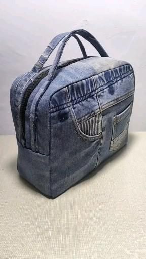 Garanta Hoje Mesmo Nosso Pacote de Moldes Com Preço Promocional (LlNK NA Bl0moldesdecostura costura Återvinna Jeans, Tas Denim, Diy Bags Jeans, Projek Menjahit, Recycled Jeans Bag, Diy Sy, Denim Bag Patterns, Denim Bag Diy, Jean Purses