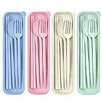 Travel Silverware, Lunch Box Accessories, College Lunch, Reusable Chopsticks, Bread Pastries, Portable Utensils, Reusable Utensils, Salads Pasta, Travel Utensils