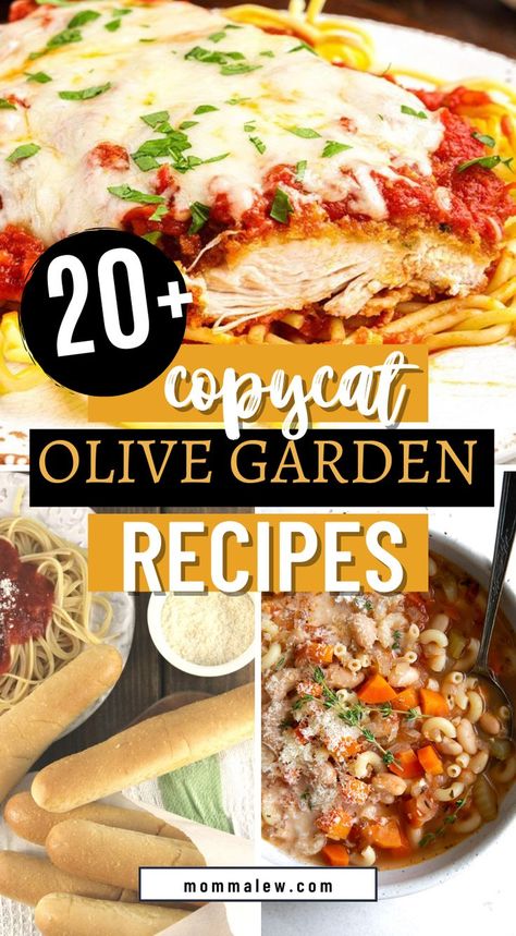 olive garden dishes Olive Garden Copycat Recipes, Olive Garden Pasta, Restaurant Recipes Famous, Copycat Recipes Olive Garden, Copycat Olive Garden, Olive Garden Copycat, Olive Garden Recipes, Diner Recept, Copykat Recipes