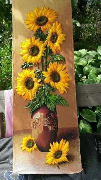 Ocean Painting Ideas On Canvas, Painting Ideas On Canvas Ocean, Ocean Painting Ideas, Canvas Ocean Painting, Barn Wood Art, Ganesh Art Paintings, Easy Flower Painting, Sunflower Pictures, Clay Wall Art