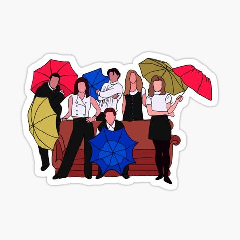 Friends Tv Show Stickers, Tv Show Stickers, Friends Serie, Chandler Friends, Friends Stickers, Friends Journal, Friends Tv Quotes, Friends Sketch, Friends Poster