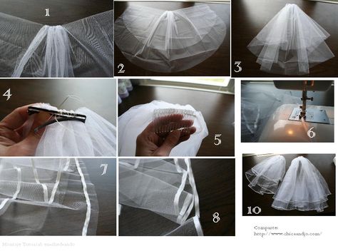 o8uyk Malay Wedding Dress, Diy Wedding Veil, Bridal Veils And Headpieces, First Communion Veils, Communion Veils, Diy Wedding Hair, Diy Hair Accessories Ribbon, Pearl Bridal Headband, Diy Wedding Dress