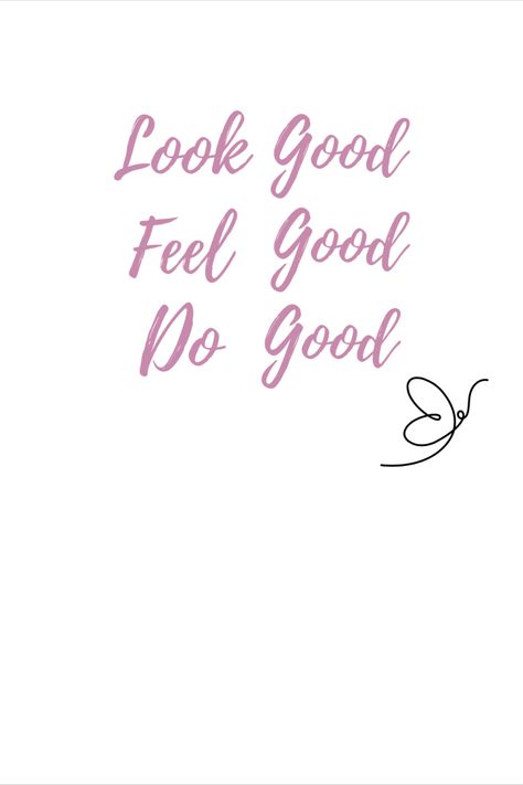 Our mission is about sharing with everyone what the world can look like when you Look Good - Feel Good and Do Good. The beauty of it is that we are all unique in our own way and how we look and show up every day is important to who we are, the way we feel both mentally & physically is equally important and if we can all do just a little bit of good, the world will be a better place. We are here to help you look good, feel good and do good. Look Good Feel Good Do Good, We Are All Unique, Dream Vision Board, 2025 Vision, Look Good Feel Good, Looking Good, Show Up, Feeling Great, Do Good