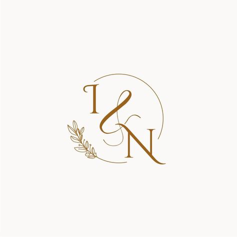 Wedding Monogram Logo Initials, Jn Logo, Wedding Logo Monogram, Wedding Logo, Wedding Monogram, Wedding People, Initials Logo, Wedding Logos, Logo Banners