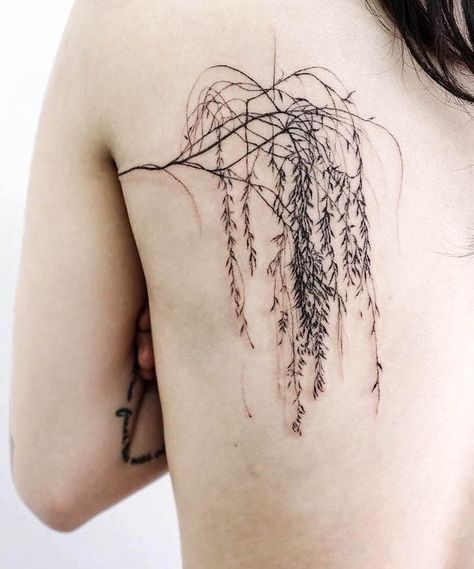 Tree Ring Tattoo, Growth Tattoos, Tree Tattoo Back, Roots Tattoo, Blade Tattoo, Willow Tree Tattoos, See Tattoo, Our Mindful Life, Branch Tattoo