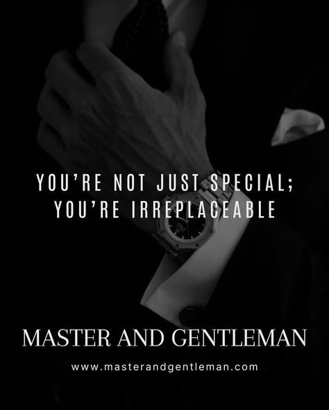 You’re not just special; you’re irreplaceable. 💐 . . Send this to someone important to you 👈🏻 . . This is a gentleman rule 🤵🏻 Follow… | Instagram Gentleman Love Quotes, Real Men Quotes True Gentleman, A Gentleman Quotes, Real Men Quotes, Rare Quote, Gentleman Rules, Gentleman Quotes, Serious Quotes, Feeling Song