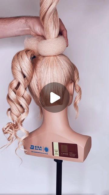 Mark Nelson-Wolter on Instagram: "💕✨ EASY HAIR UP HACK @markjohnhair - MESSY BUN! Create volume and texture for this on trend hairstyle! ✨💕  . . #hairideas #easyhairstyles #hairtutorial #hairtutorials #updo #updos #hairuo #hairgoals #hairfashion #hairtrends #weddinginspiration #weddinghair #bridalhair #bridehair #bridehairstyle #hairstyling #hairstyle #bohohair #messybun #hairlove #hairart #hairartist #igreels #réel #hairreels #pinkhair #art #curlyhair #curlyhairstyles" Winter Formal Hairstyles For Long Hair, High Wedding Updo, Up Do For Long Hair, Classy Bun Hairstyles, High Updo Hairstyles, High Bun Wedding Hair, Updo Bun Hairstyles, Elegant High Bun, Bouffant Hair Updo