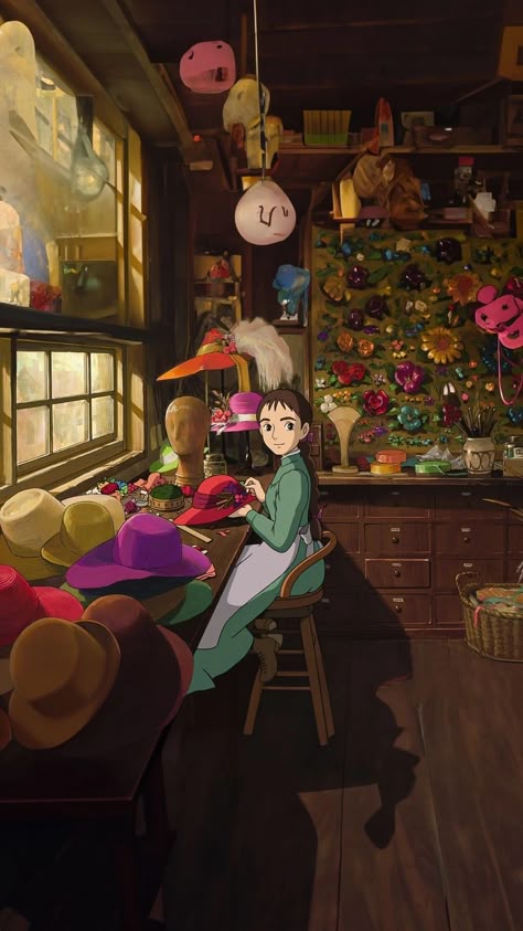 Howls Moving Castle Wallpaper, Movie Night Photography, Studio Ghibli Wallpaper, Ghibli Wallpaper, 하울의 움직이는 성, Wallpaper Pfp, Studio Ghibli Fanart, Studio Ghibli Background, Howl And Sophie