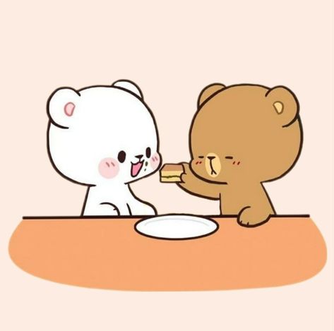 Bear Sandwich, Milk And Mocha Bear, Milk Mocha Bear, Milk And Mocha, Milk Mocha, Mocha Bear, Gucci Hoodie, Manga Coloring Book, I Love You Honey