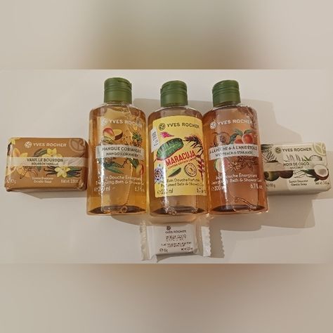 Yves Rocher ~ Bath Shower Gel ~ Bar Soap ~ Fizzy Bath Cube ~ Bundle NEW Vanilla Bar Soap, Vanilla Bars, Coconut Bar, Coconut Bars, Bath Fizzies, Star Anise, Yves Rocher, Bath Shower, Shower Gel