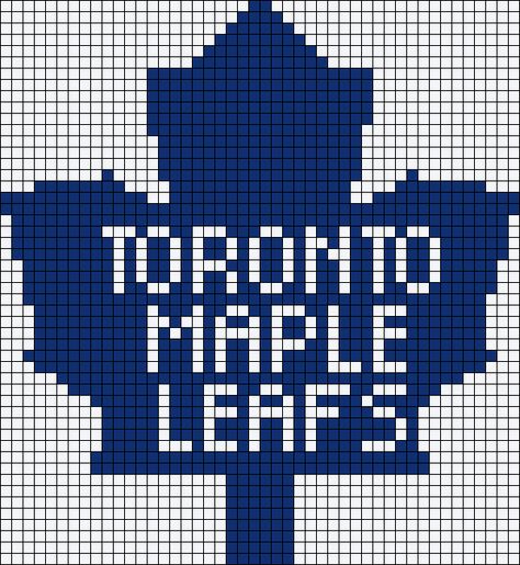 Alpha pattern #12881 | BraceletBook Hockey Crochet, Knitting Colourwork, Maple Leafs Wallpaper, Leaf Knitting Pattern, Toronto Maple Leafs Logo, Window Quilt, Knitted Mittens Pattern, Kids Knitting Patterns, Nhl Logos